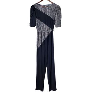 VTG 70s Frederick's Of Hollywood Halter Jumpsuit Size M Disco Festival Womens